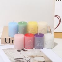 【CW】 1PC Cylindrical Smokeless Classical Scented Candle Birthday Wedding Hotel Chapel Decoration Supplies 3.8X5cm