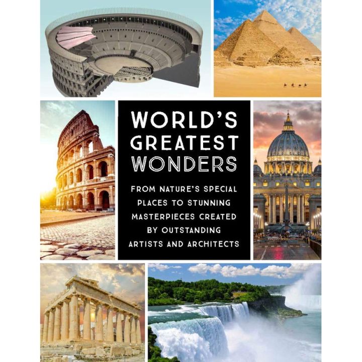 Good quality, great price Worlds Greatest Wonders: From Natures Special Places to Stunning Masterpieces หนังสือภาษาอังกฤษพร้อมส่ง