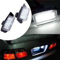 โคมไฟส่องสว่างหมายเลขป้ายทะเบียนรถ Led 2ชิ้นสำหรับ Mitsubishi Outlander Xl (Cw) 2006-2012 Lancer Sportback 2008,2012อุปกรณ์เสริมรถยนต์