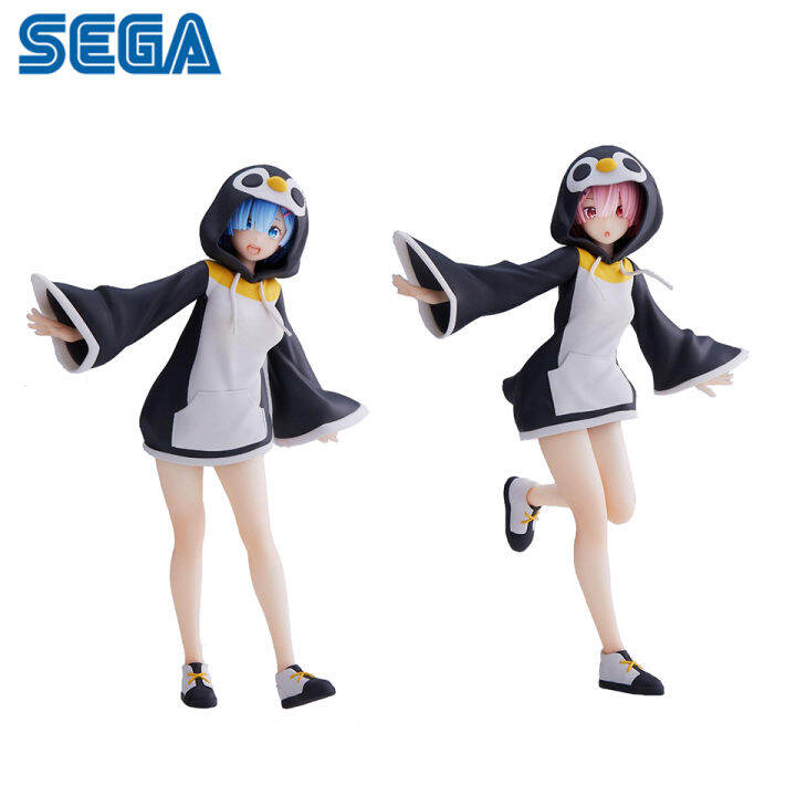 ของแท้-sega-re-zero-เริ่มต้นชีวิตในอีกโลกหนึ่ง20ซม-rem-ram-พร้อมเสื้อผ้าน่ารักรุ่นของเล่นสำหรับของขวัญเด็ก