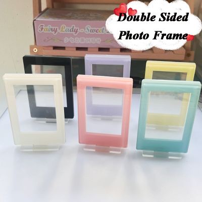 【CW】 Side Card Display 3inch Photocard Frame Sleeve Desktop Photo Holder Protection