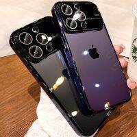 อิเล็กโทรเพลทสุดสรูเคสโทรศัพท์โปร่งใสสำหรับ iPhone 14 13 12 11 Pro Max XR XS X 7 8 Plus ปลอกซิลิโคนนิ่มเคสกันกระแทกมือถือ