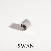 SWAN - Rows Pave Ring แหวนเงินแท้ ฝังเพชรคิวบิกเซอร์โคเนีย cubic zirconia