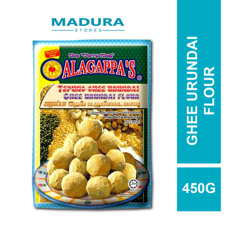Alagappa's Ghee Urundai Flour 450g Lazada