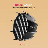 Ulanzi AS-045 Quick Release Octabox Softbox with Grid ซอฟบ็อกซ์ทรงแปดเหลี่ยม ขนาด 45cm ขนาดพกพา รับประกัน 1 ปี