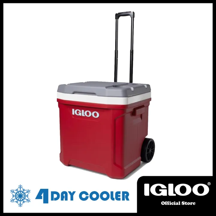 Igloo Latitude 60 Qt Roller Cooler Industrial Redmeteorite 34666 Lazada Ph 5907