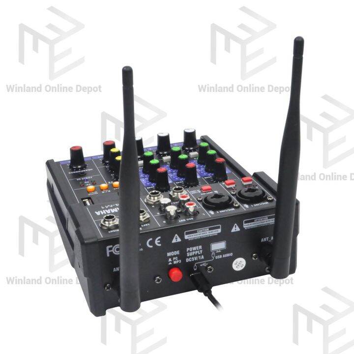 YAMAHA Original 4Channel G4 Mini Mixer with Bluetooth Wireless dual