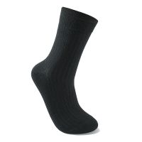 ‘；’ 3 Pair-Men Medium Tube Socks Autumn Winter Black White Pure Cotton Sock Men Classic Leisure Business Socks Independent Packaging