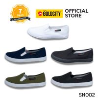 ?ห้ามพลาด! สลิปออน รุ่น SN002 slip on กรม/ดำ/ขาว/ดำดำ รองเท้าแบบสวม รองท้าผ้าใบผู้ชาย รองเท้าผ้าใบผู้หญิง (259) ส่งเร็ว? รองเท้าผ้าใบ เด็ก