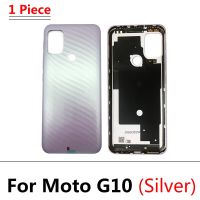 ปลอกหุ้มช่องหลังทดแทนเคสคลุมแบตเตอรี่หลังของแท้สำหรับ Motorola G100 G20 G50 5G G200 G60อะไหล่ LHG3765 G60S