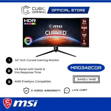 MSI 27 WQHD 165Hz AMD FreeSync Curved Gaming Monitor