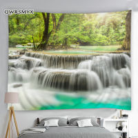 Forest Ladder Waterfall Scenery Tapestry Wall Hangings Landscape Decoration For Bedroom Aesthetic Wall Home living Room Decor