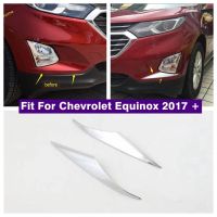 กันชนหน้ารถยนต์ตกแต่งโคมไฟหมอกสำหรับ Chevrolet ชิ้นส่วนตกแต่งส่วนครอบแผง Equinox 2017-2020อุปกรณ์เสริมภายนอกโครเมี่ยม