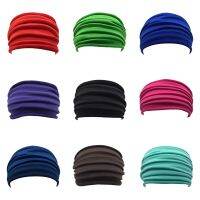 【cw】 Wide Stretch Soft Wide HeadbandColor Hairbands RunningHair BandTubanWrap Scarf Hair Accessories 2022 ！