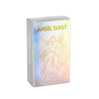 Angel Tarot Deck ลึกลับ Divination Love Fate Oracle การ์ดสำหรับหญิงสาวการ์ดเกมกระดานตารางการ์ดเล่น