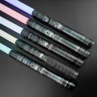 ┋■✚ RGB Lightsaner Battle Damage Series Metal Hilt Heavy Duel RGB Lightsaber With Smooth Swing Laser Sword Glow Toy for Children