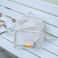 Clear Transparent Women Backpacks Harajuku Itabags Backpack Waterproof Lovely Bag for School Teenager Girls Shoulder Bags Casual