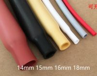 14mm 15mm 16mm 18mm Black grey white red Silicone shrinkable tube silicon Heat Shrink Tubing silica gel Heat-shrink hose sleeve Cable Management