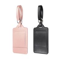 【YD】 2pcs Name Plate Outdoor Backpacks With Address Adjustable Identifier Leather Luggage Tag Handbags Anti Lost