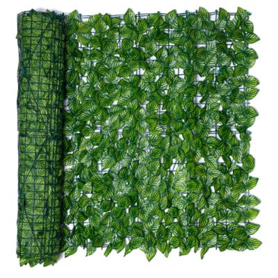 Artificial Privacy Fence Screen Faux Ivy Leaf Screening Hedge for Outdoor Indoor Decor Garden Backyard Patio Decoration