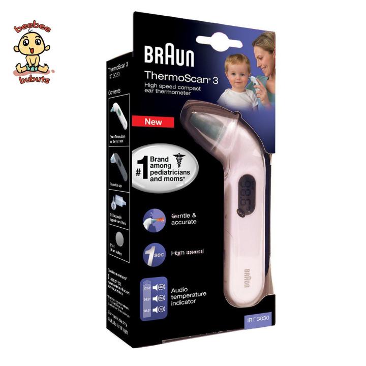 Braun Digital Ear Thermometer, Thermoscan 3 IRT3030, Brand New and