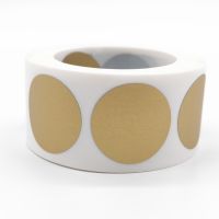 hot！【DT】✆✼  300 PCs Round Gold Scratch Stickers 1 Inch Labels for Activity Favors Stationery Sticker