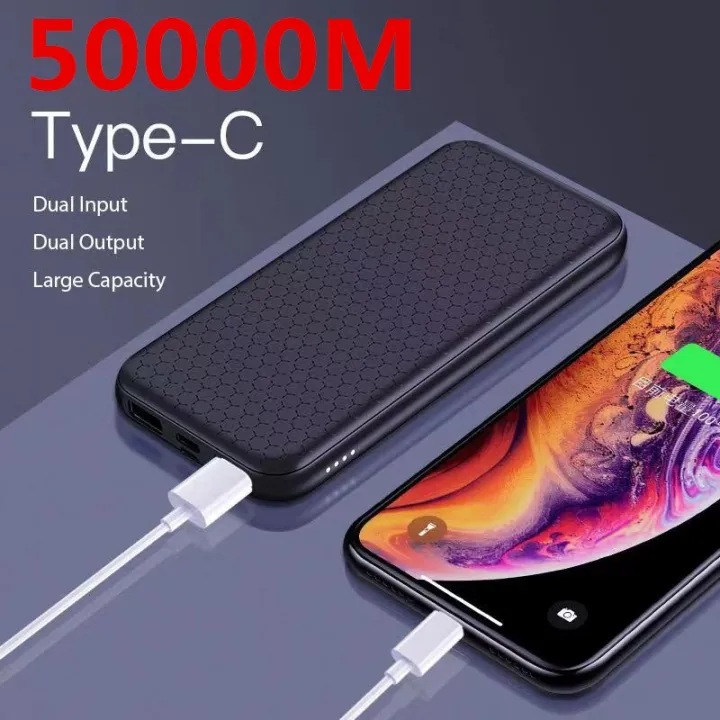 50000 original Mini Powerbank 20000mah Slim iphone100000 Fast Charging