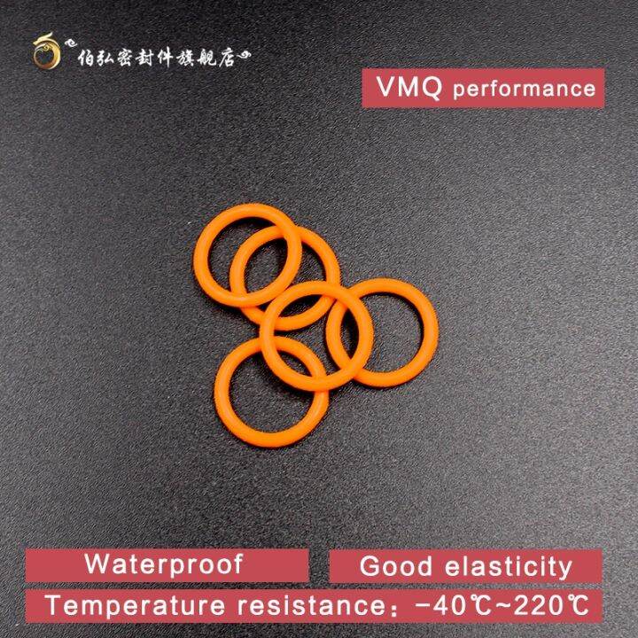 orange-silicone-rubber-125pc-o-ring-seal-cs1-5-1-9-2-4mm-vmq-gasket-waterproof-high-temperature-environmental-protection-toolbox