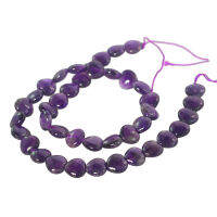 เซซี บอน ลูกปัดหินแท้รูปหัวใจแอมมิทิส (Amethyst Heart 11 mm) สีม่วง (LZ-0514)