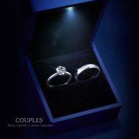 s925 Couples ring 17 แหวนคู่รักเงินแท้ คู่หูคู่รัก ใส่สบาย เป็นมิตรกับผิว สามารถปรับขนาดได้