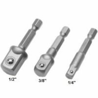 {SAVAGE Hardware Tools} ใหม่3ชิ้น/เซ็ต Chrome Vanadium Steel Socket Adapter Hex Shank ถึง1/4 Quot; 3/8 Quot; 1/2 Quot; Extension Drill Bits Bar Hex Bit Set Power Tools