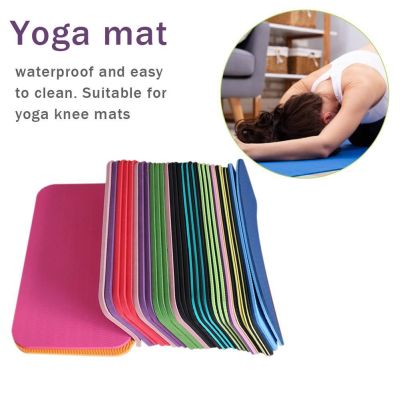 ♧✧▬ 38x21Cm Healthy Belly Wheel Kneeling Pad 6MM Thick TPE Sports Fitness Equipment Sit Mat Accessories Yoga Knee Elbow Mat