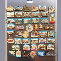 Europe Italy Spain Travel Commemorative Handicrafts Magnetic Stickers Refrigerator Magnets Creative Collections Souvenirs 【Refrigerator sticker】✾✓