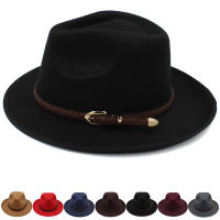 ผู้ชายผู้หญิงปานามาหมวกคลาสสิกย้อนยุค sunhats Fedora หมวกสักหลาดแจ๊สกลางแจ้งท่องเที่ยวปาร์ตี้ถนนสไตล์ขนาดสหรัฐ7 14สหราชอาณาจักร L.