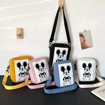 Women's Bag Mickey Mouse Cartoon Pictures Shoulder Bags Cute Girl Messenger  Bag Coin Purse Fashion Anime Women Bags Gifts