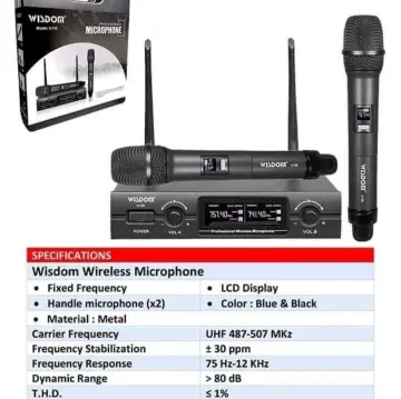 Harga mic wireless online headset