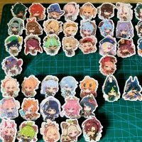 【LZ】✲  Genshin Impact Anime Acrílico Broche Pin Cosplay Badge Acessórios para Roupas Mochila Presentes 2-3cm Preço Baixo 56Pcs por Conjunto