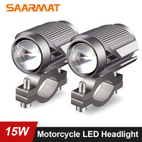 สากลรถจักรยานยนต์ LED ไฟหน้าโปรเจคเตอร์เลนส์สีคู่รถ A สกูตเตอร์ขับรถสำหรับแข่ง Cafe แสงเสริมสปอตไลโคมไฟ