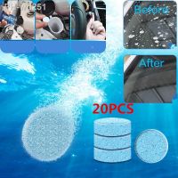 10pcs/20pcs Solid Cleaner Car Effervescent Tablets Windscreen Cleaner Glass Toilet Cleaning Water Spray Cleaner Car Accessories