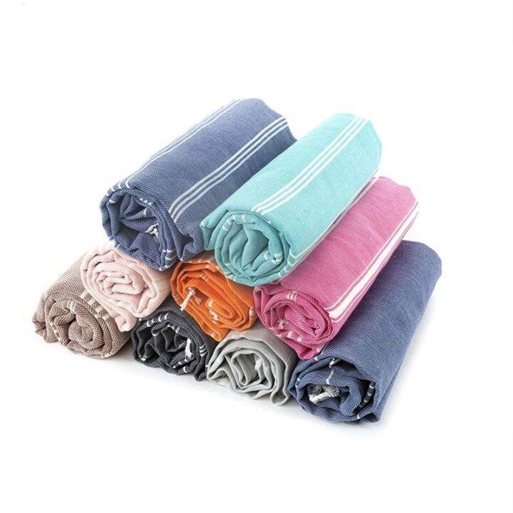 cc-100x180cm-oversized-tassel-turkish-towel-blanket-suitable-for-bathing-beachswimming-pool-spa-gym-striped-bath-towel