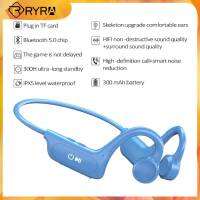 RYRA WIFI V5.0 TF Card Sports Earphones Bone Conduction Headphone Wireless Earburds G8 Waterproof Charging Headset Earphones 10m