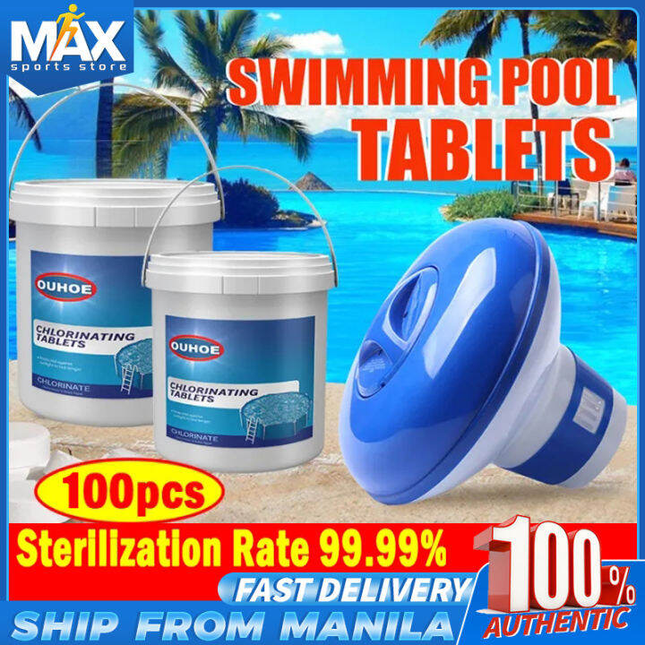 Chlorine Tablets For Swimming Pool Dissolves Quickly Eliminate Algae In