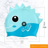 No Odor Swimming Cap Cover High Elasticity Children Swimming Cap Suitable For Children Waterproof Childrens Diving Cap Cartoon Swim Caps