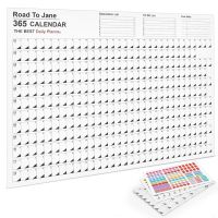 365 Days Universal Calendar Hanging Wall Calendar Yearly Daily Planner Sheet Kawaii To Do List Agenda Organizer Office 2023 2024