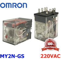 OMR-MY2N-GS-220VAC รีเล์ย์ Omron MY2N-GS with LED 220/240VAC 5A