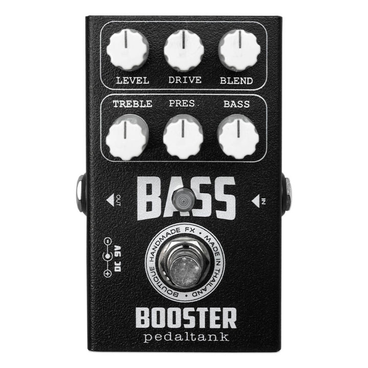 bass-booster-pedaltank-เอฟเฟกต์กีตาร์เบส-เพิ่มคุณภาพของเสียงเบสให้เหมือนผ่านตู้แอมป์เบสไฮเอนด์