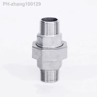 1/4 3/8 1/2 3/4 1 1-1/4 1-1/2 BSP Male Thread 304 Stainless Steel Union Pipe Fitting Connector Adapter Coupler