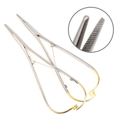 Dental Orthodontic Needle Holder 14cm Fine Beak Forceps Plier Surgical tool