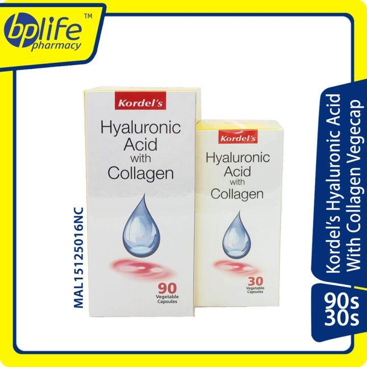 Kordel’s Hyaluronic Acid With Collagen Vegecap 90s + 30s Lazada