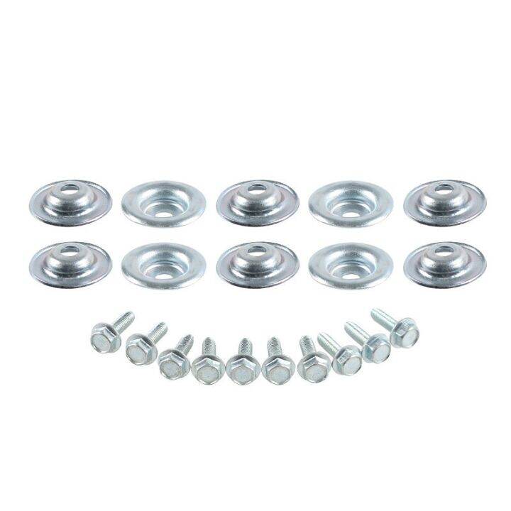 20 Piece Set UTV Skid Plate Washer and Bolt Kit (UPDATED WITH METRIC BOLTS) For Polaris General